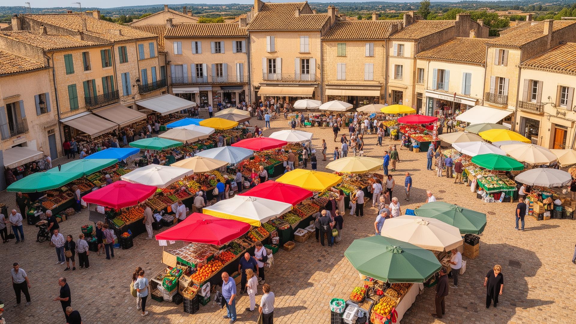 Les marchés locaux en France : guide complet région par région