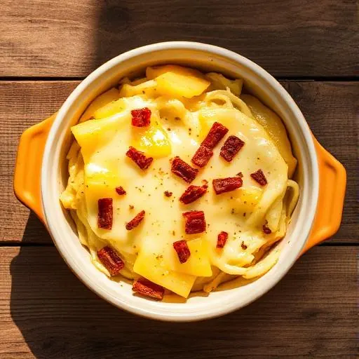 Tartiflette vue du dessus
